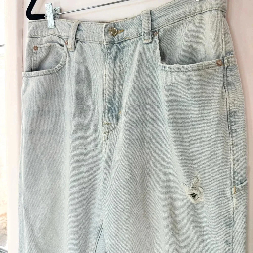 NWT Free People Tinsley Baggy High Rise Jeans Denim Wide Leg We The Free Ripper - Picture 7 of 14